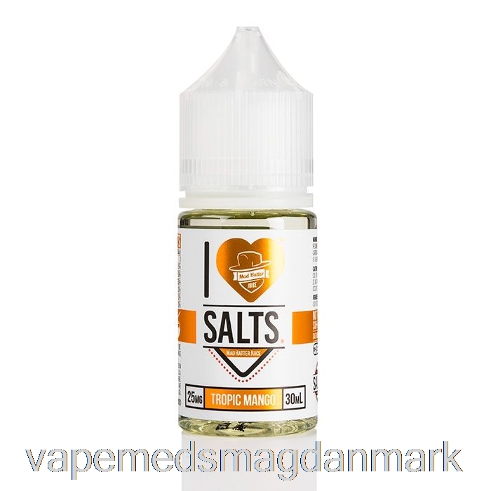 Vape Væske Tropic Mango - Jeg Elsker Salt - 30ml 50mg